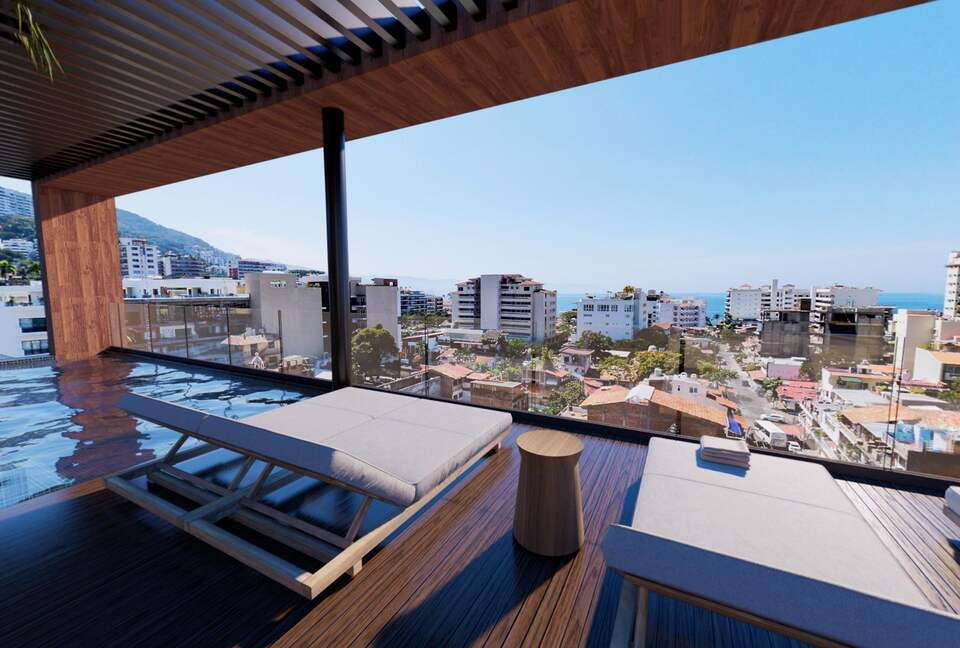 New D'esire | With Romantic Zone, Gym, Rooftop Pool - Emiliano Zapata, C.P. Puerto Vallarta, Mexico