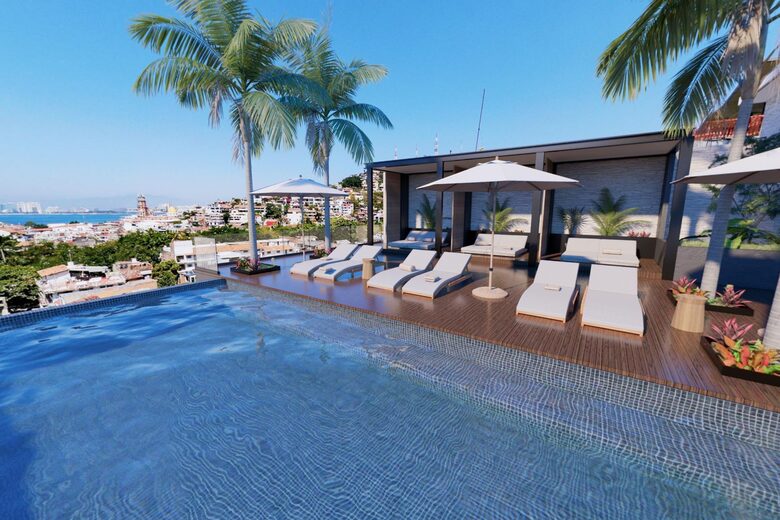 New D'esire | With Romantic Zone, Gym, Rooftop Pool - Emiliano Zapata, C.P. Puerto Vallarta, Mexico