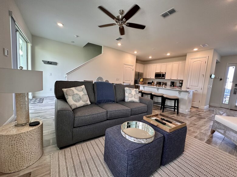 Living room. Sofa bed.