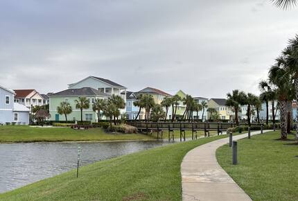 Beautiful Key West architecture at Margaritaville Orlando
