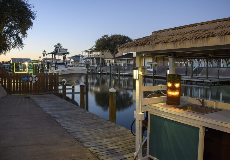 PalmTiki, Canal-based Tiki & Beach Themed Fun Escape in Rockport, Texas - Rockport, Texas