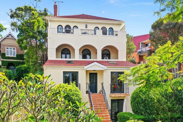 Our home is on the upper floor.