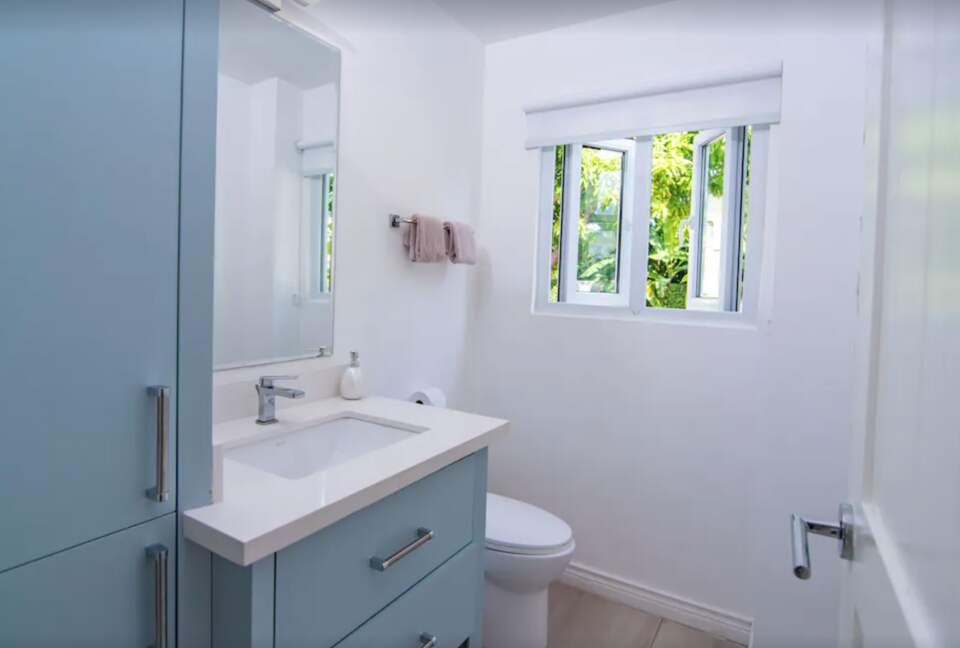 Ground floor powder room