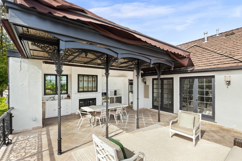 Second floor patio off of office