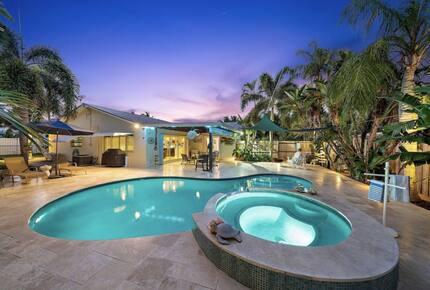 Amazing Jupiter Tropical Pool House - Jupiter, Florida