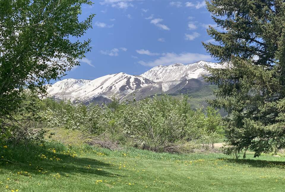 Late spring mount Timpanogos