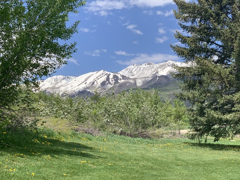 Late spring mount Timpanogos