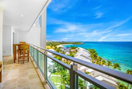 Beautifull Ocean Views with Cupecoy Beach and Mullet Bay