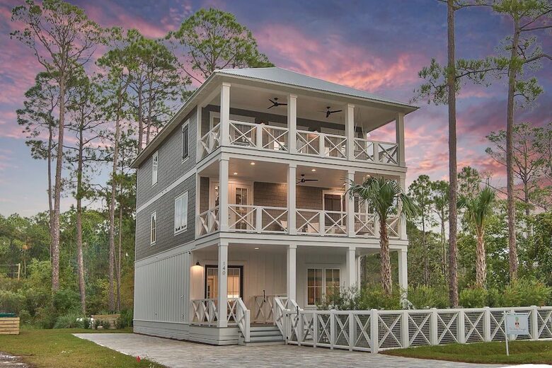 Beautiful Home with Private Pool, Firepit and 6 Seater Golf Cart! - Santa Rosa Beach, Florida