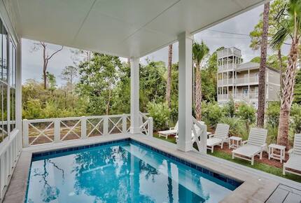 Beautiful Home with Private Pool, Firepit and 6 Seater Golf Cart! - Santa Rosa Beach, Florida