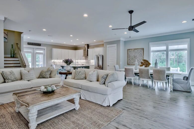 Beautiful Home with Private Pool, Firepit and 6 Seater Golf Cart! - Santa Rosa Beach, Florida