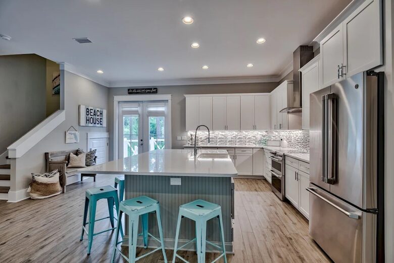 Beautiful Home with Private Pool, Firepit and 6 Seater Golf Cart! - Santa Rosa Beach, Florida