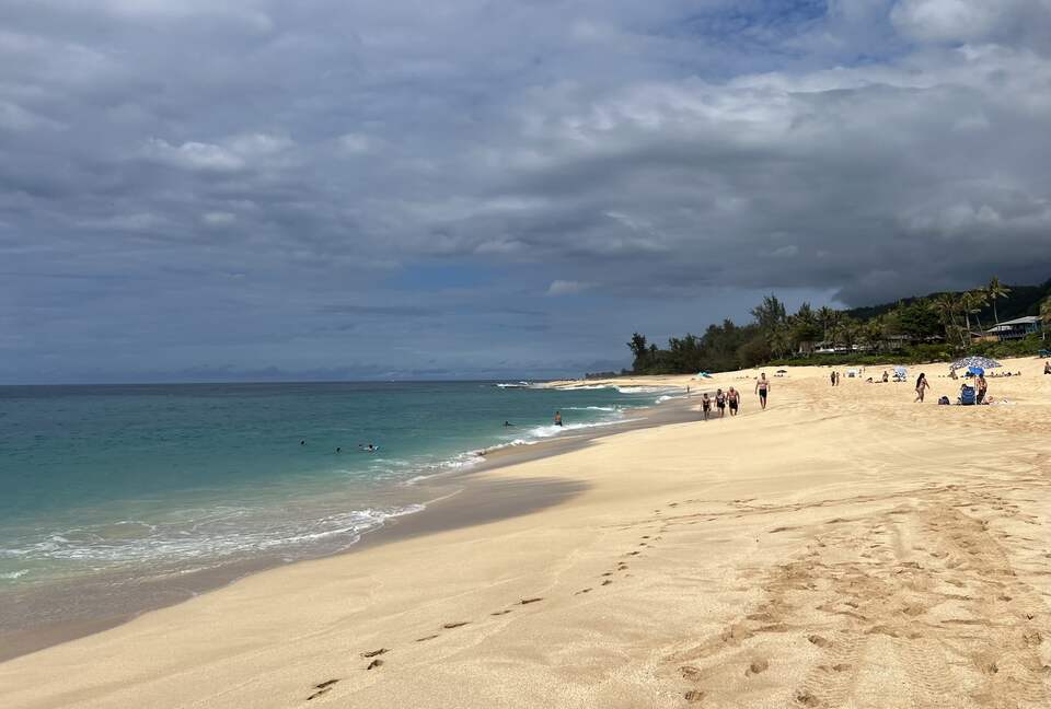 Ke Iki Beach just feet away from home