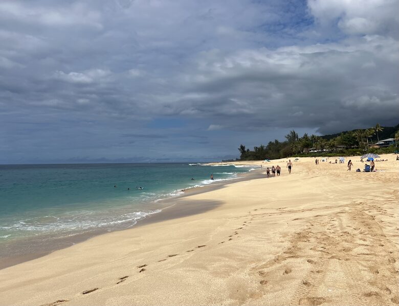 Ke Iki Beach just feet away from home
