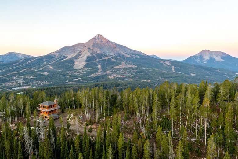 Big Sky Fire Lookout Tower - Lone Peak View - Big Sky, Montana