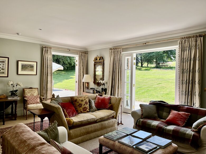 The Drawing Room leading onto the terrace