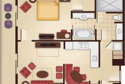 The Villas at Disney's Grand Floridian Resort & Spa - Deluxe 1-Bedroom - Lake Buena Vista, Florida