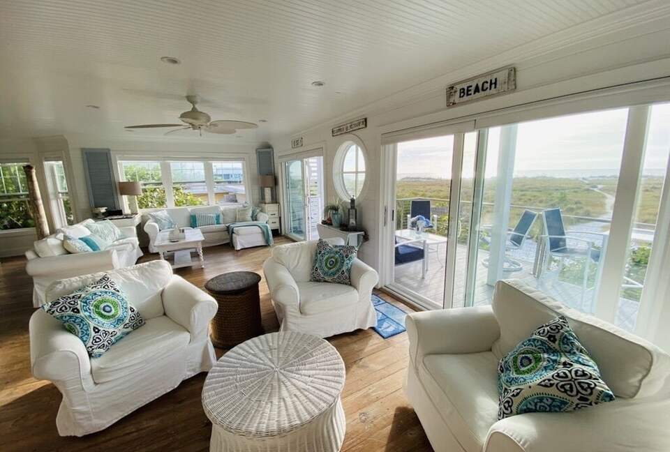 Gulf-Front Home on Desirable Bean Point Beach--Halcyon House - Anna Maria, Florida