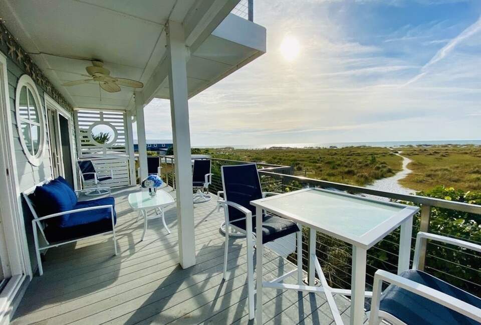 Gulf-Front Home on Desirable Bean Point Beach--Halcyon House - Anna Maria, Florida