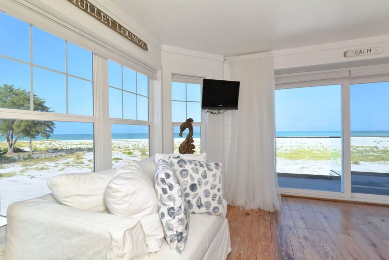 Gulf-Front Home on Desirable Bean Point Beach--Halcyon House - Anna Maria, Florida