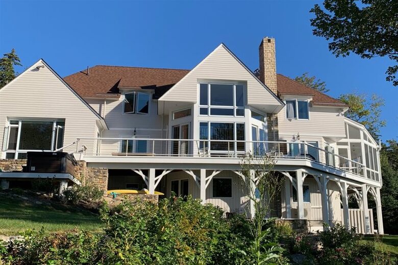 Boothbay Harbor - Spruce Point Stunner | Waterfront With Deep Water Dock Access - Boothbay Harbor, Maine