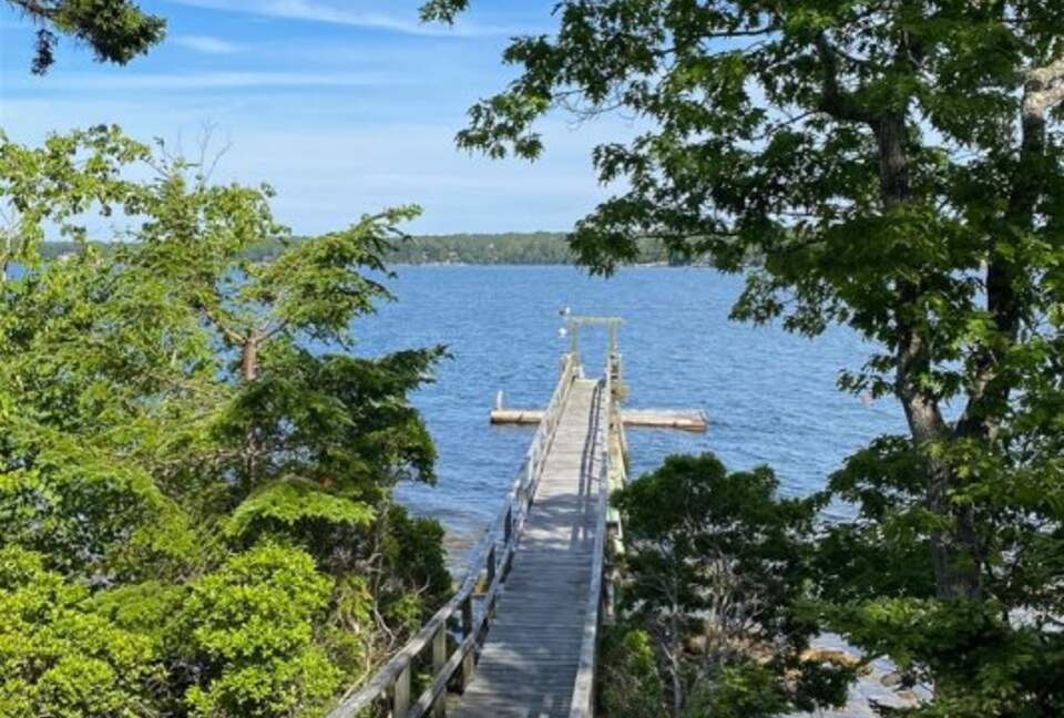 Boothbay Harbor - Spruce Point Stunner | Waterfront With Deep Water Dock Access - Boothbay Harbor, Maine