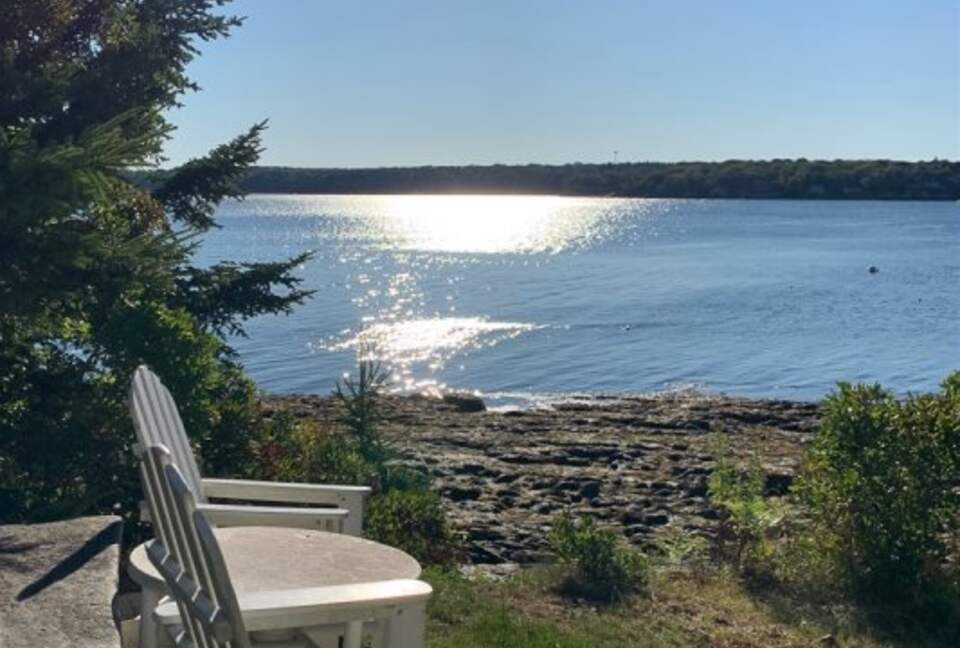 Boothbay Harbor - Spruce Point Stunner | Waterfront With Deep Water Dock Access - Boothbay Harbor, Maine