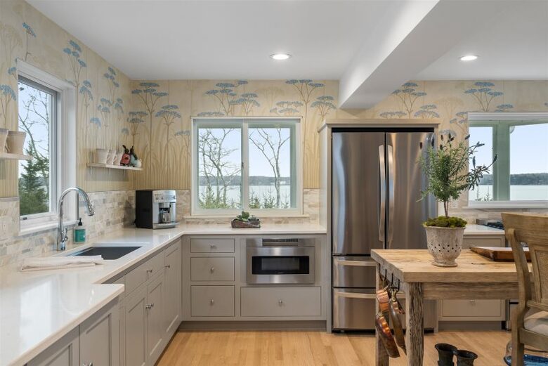 Boothbay Harbor - Spruce Point Stunner | Waterfront With Deep Water Dock Access - Boothbay Harbor, Maine