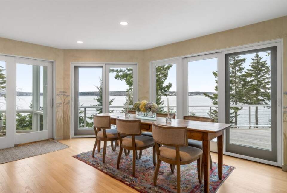 Boothbay Harbor - Spruce Point Stunner | Waterfront With Deep Water Dock Access - Boothbay Harbor, Maine