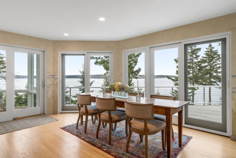 Boothbay Harbor - Spruce Point Stunner | Waterfront With Deep Water Dock Access - Boothbay Harbor, Maine