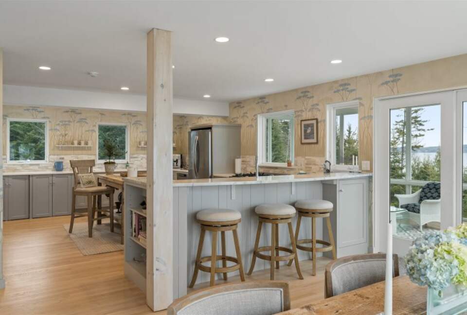 Boothbay Harbor - Spruce Point Stunner | Waterfront With Deep Water Dock Access - Boothbay Harbor, Maine