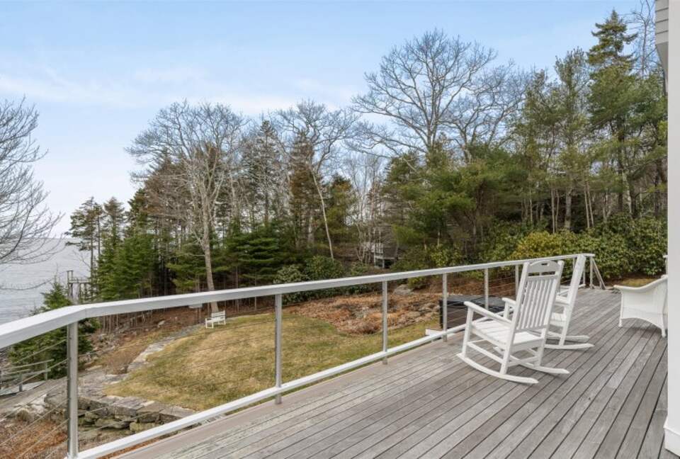 Boothbay Harbor - Spruce Point Stunner | Waterfront With Deep Water Dock Access - Boothbay Harbor, Maine
