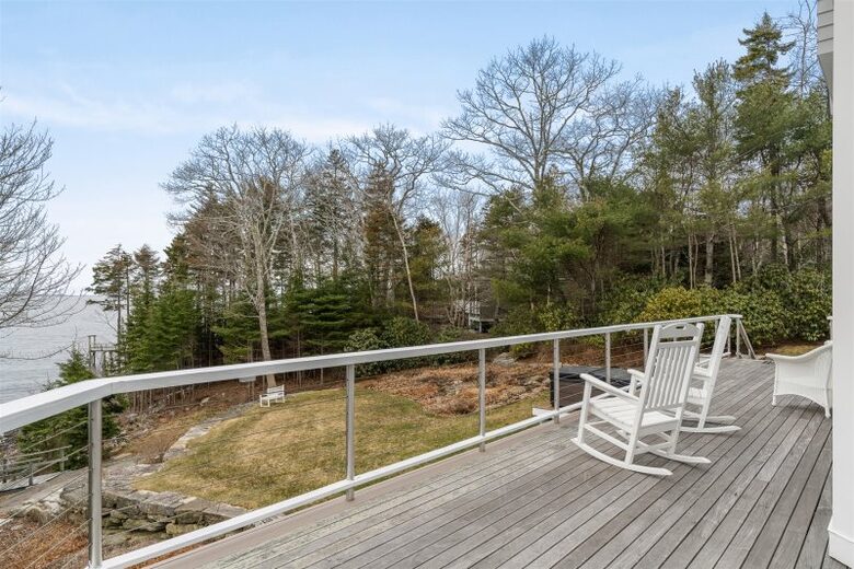 Boothbay Harbor - Spruce Point Stunner | Waterfront With Deep Water Dock Access - Boothbay Harbor, Maine