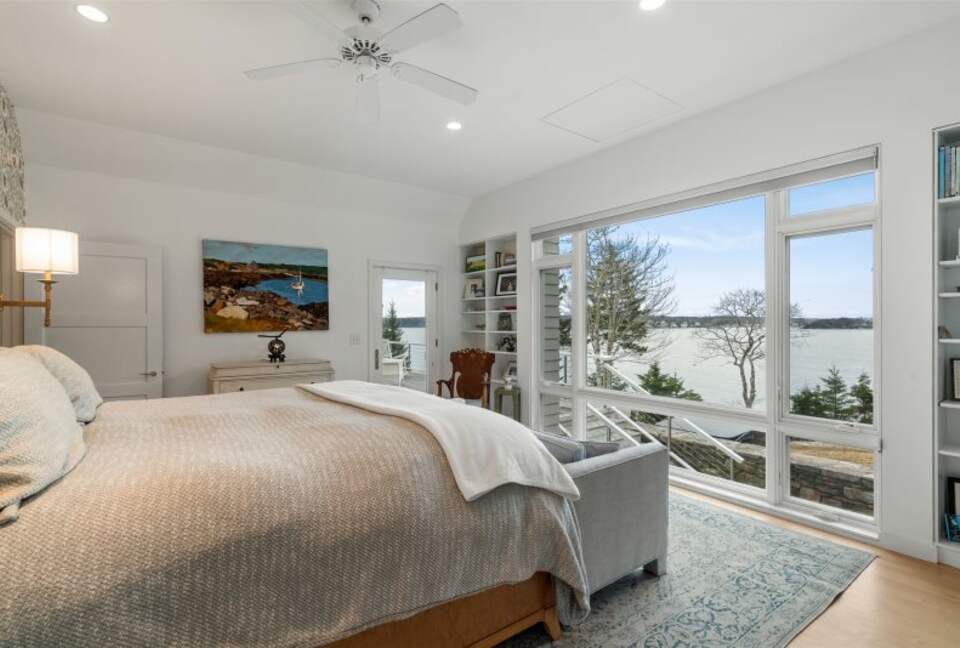 Boothbay Harbor - Spruce Point Stunner | Waterfront With Deep Water Dock Access - Boothbay Harbor, Maine