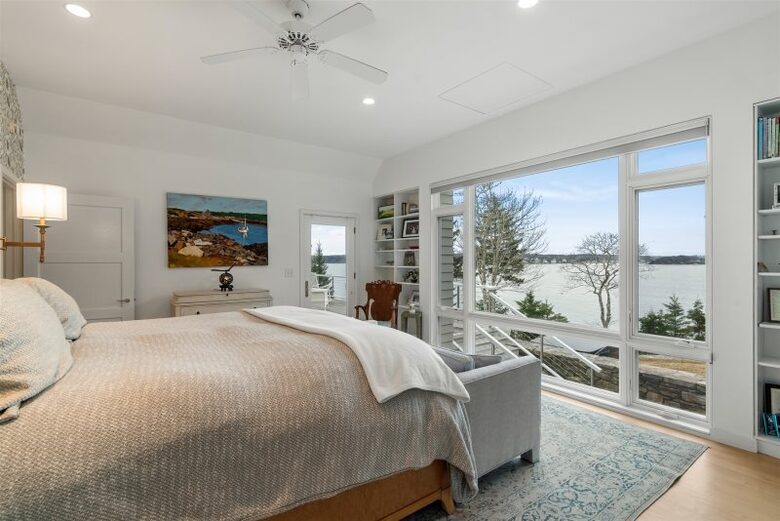 Boothbay Harbor - Spruce Point Stunner | Waterfront With Deep Water Dock Access - Boothbay Harbor, Maine