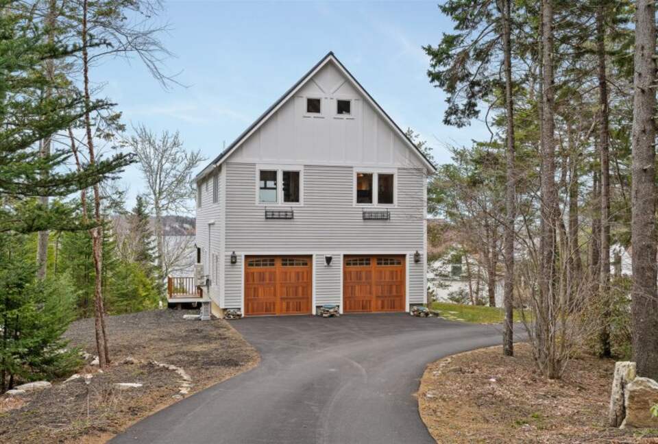 Boothbay Harbor - Spruce Point Stunner | Waterfront With Deep Water Dock Access - Boothbay Harbor, Maine