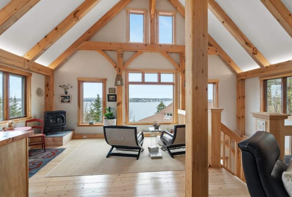 Boothbay Harbor - Spruce Point Stunner | Waterfront With Deep Water Dock Access - Boothbay Harbor, Maine