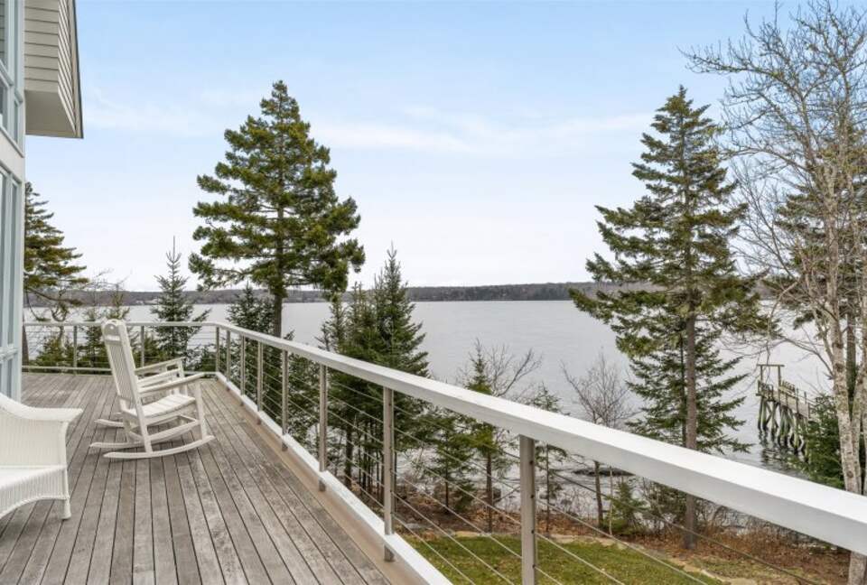 Boothbay Harbor - Spruce Point Stunner | Waterfront With Deep Water Dock Access - Boothbay Harbor, Maine