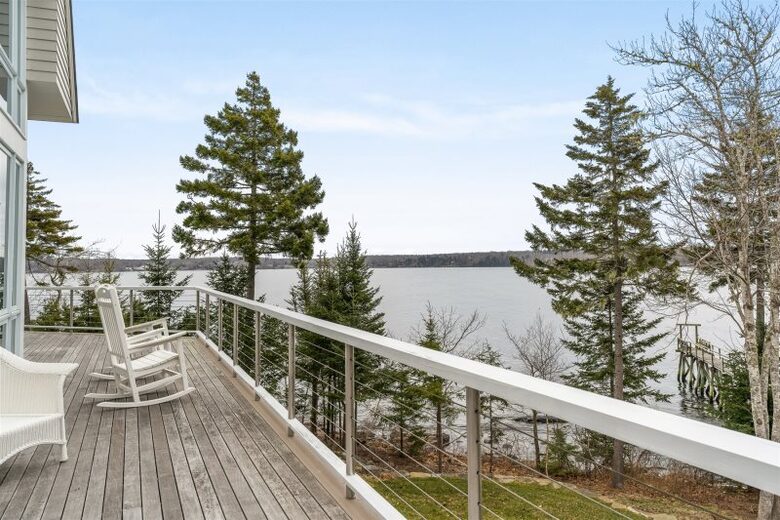 Boothbay Harbor - Spruce Point Stunner | Waterfront With Deep Water Dock Access - Boothbay Harbor, Maine