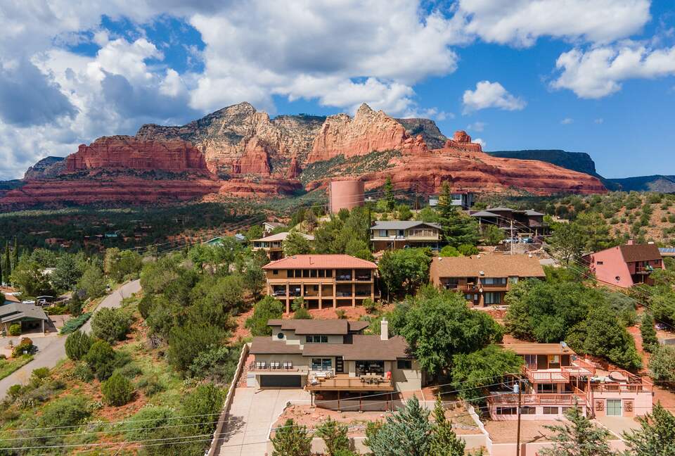 Uptown Viewhouse with Endless Views + Hot Tub - Sedona, Arizona