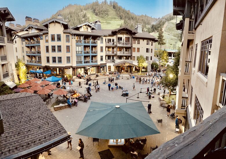 View from our balcony