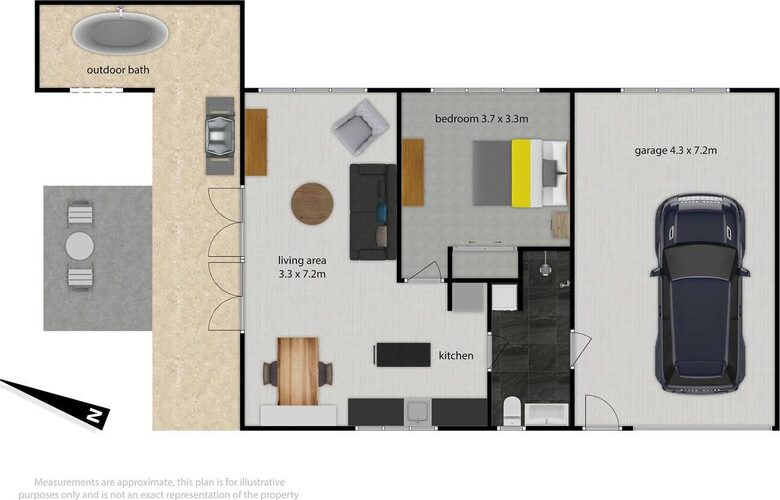 Rose Cottage - Karaka, New Zealand