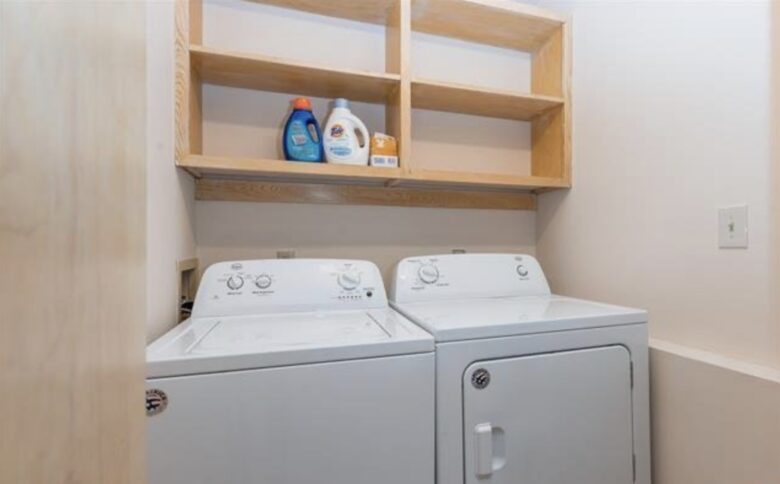 Laundry room on the ground floor