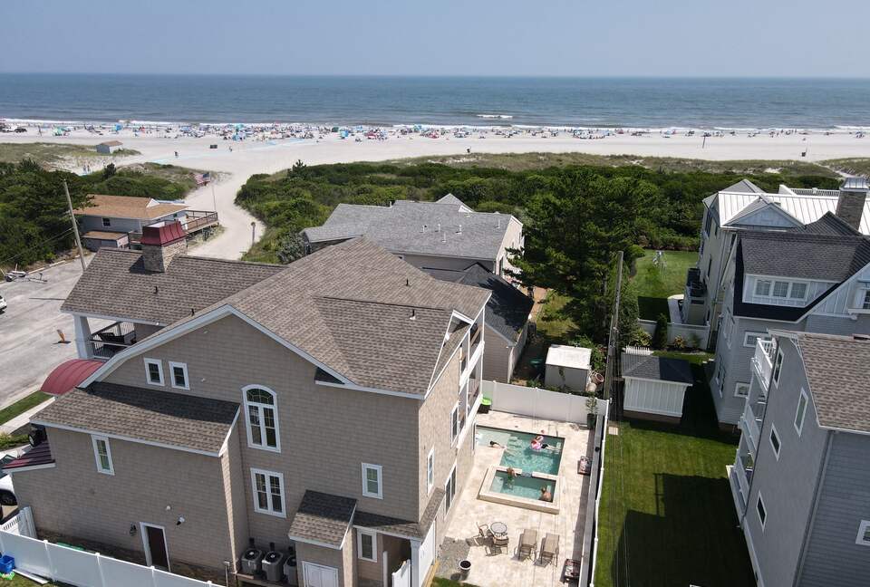 Luxury Beachfront Estate with Pool and Hot Tub - Brigantine, New Jersey