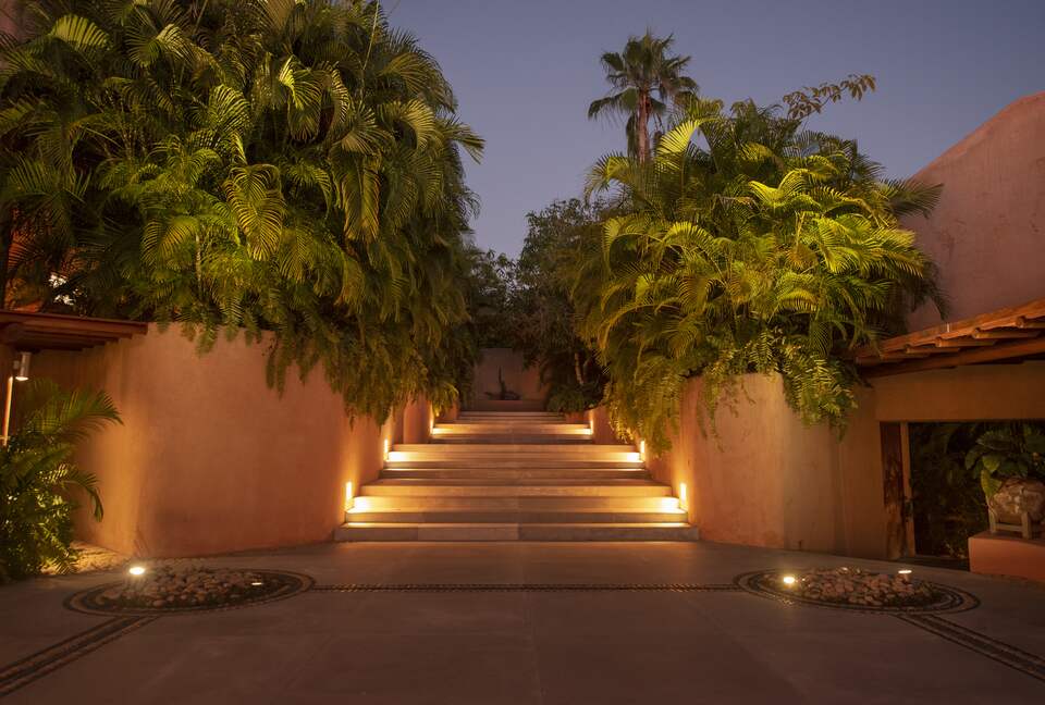 Main entrance stairs