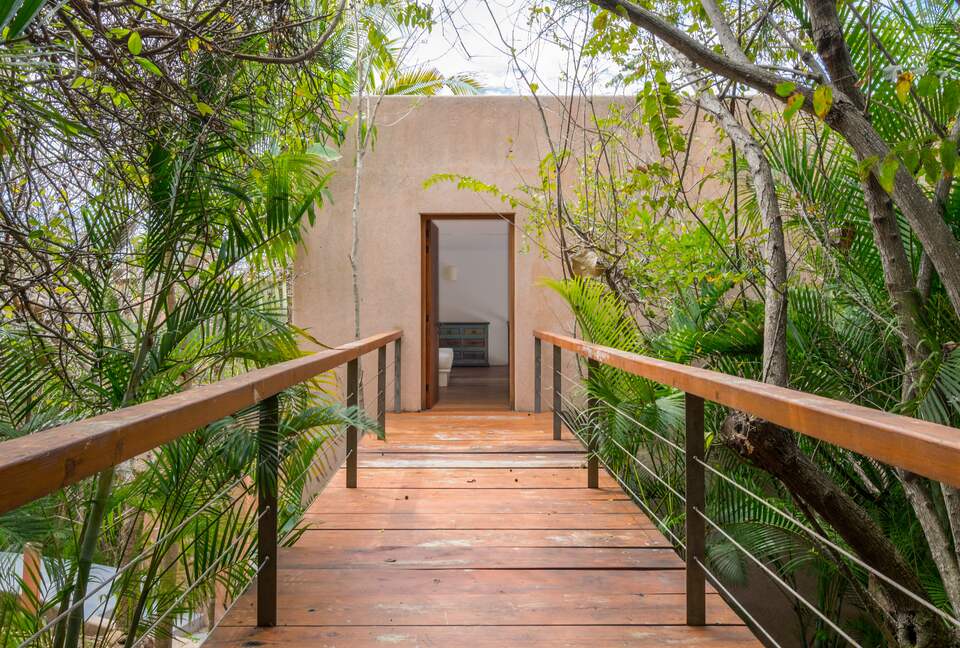 Entrance to fully renovated nungalow/suite with private small pool