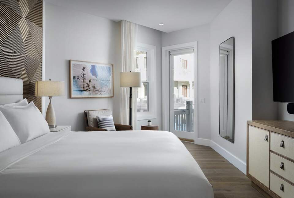 Master bedroom with separate entrance to veranda