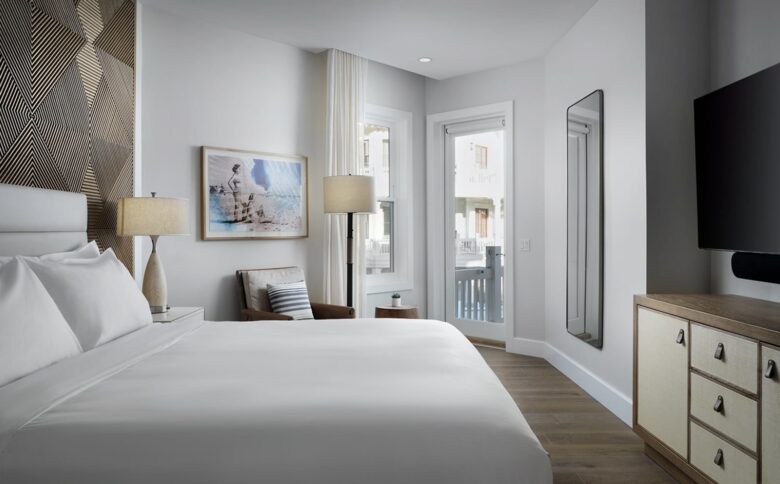 Master bedroom with separate entrance to veranda