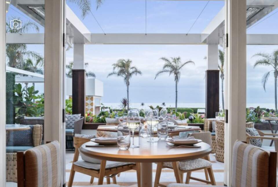 Dining at Serea restaurant