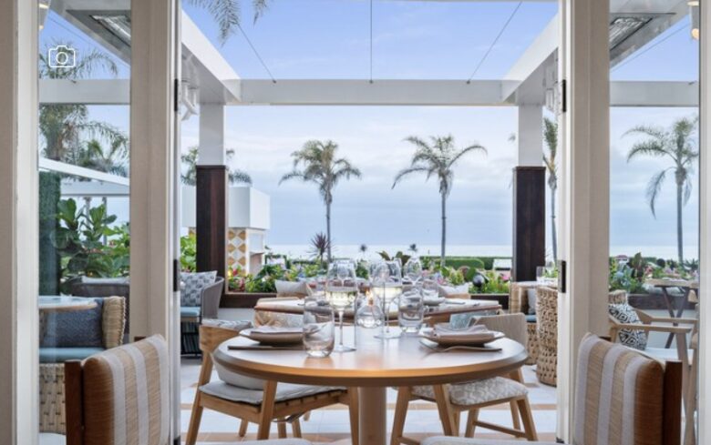 Dining at Serea restaurant